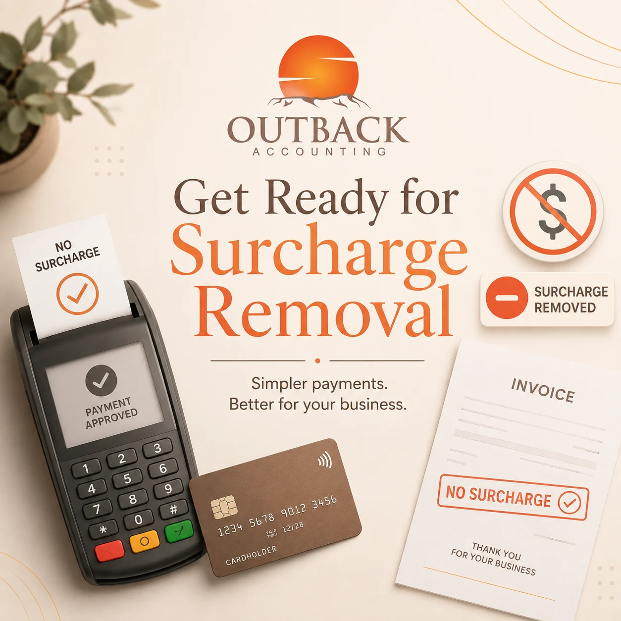 Get ready for surcharge removal