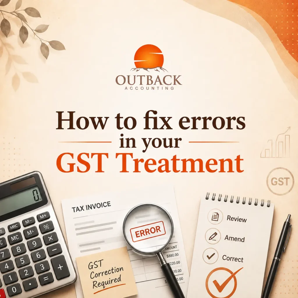 How to fix errors in your GST treatment
